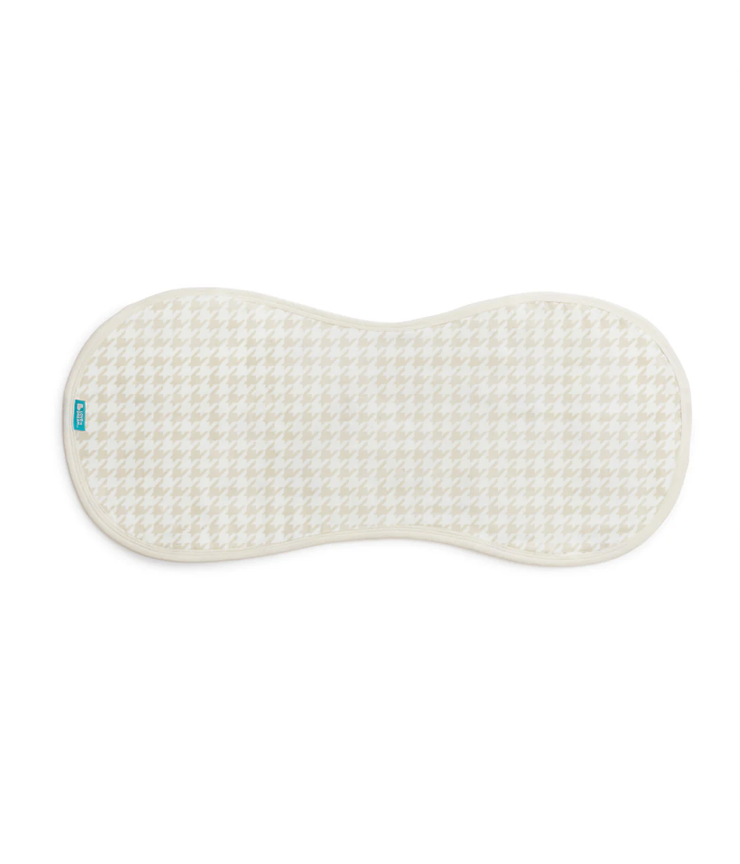 Burp Cloth 2 Pack Muslin White Cloud Bunnies - Image 3