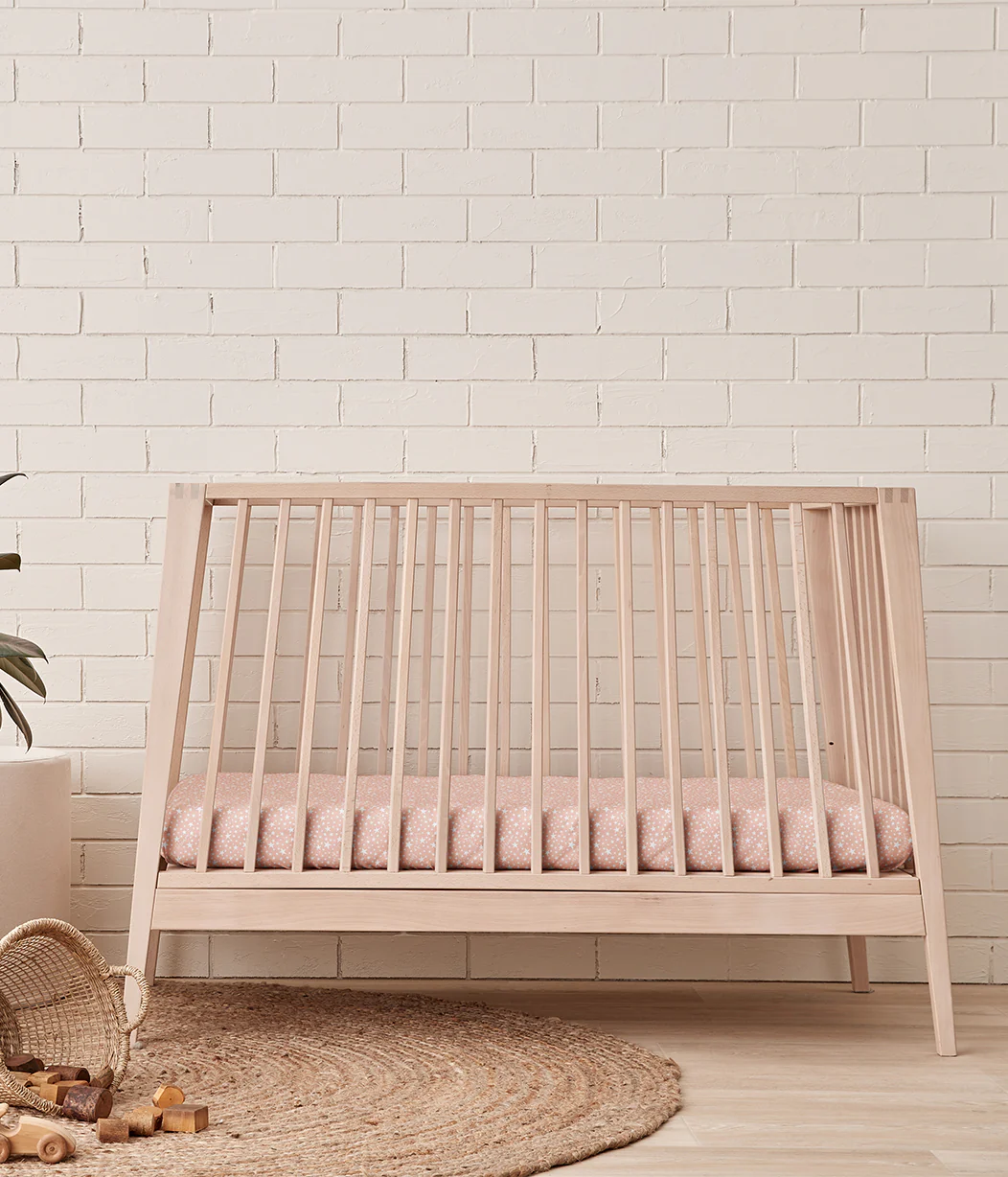 Fitted Cot/Crib Sheet Twin Pack Cotton Pink - Image 6