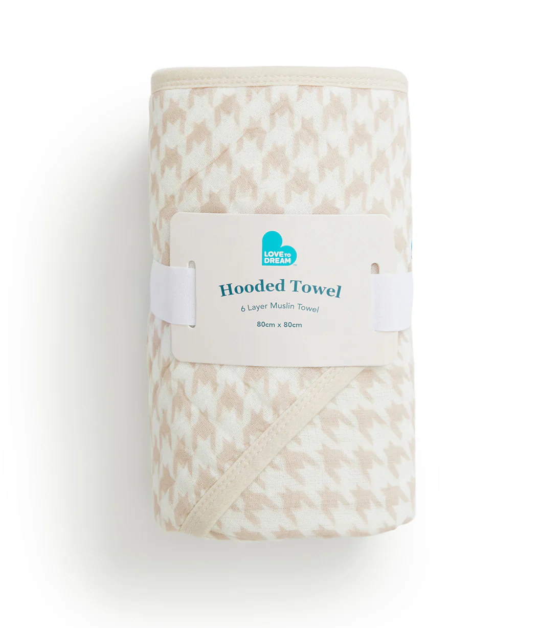 Newborn Gift Bundle 1.0 TOG | Swaddle Up, Towel, Wash Cloth | Houndstooth - Image 3