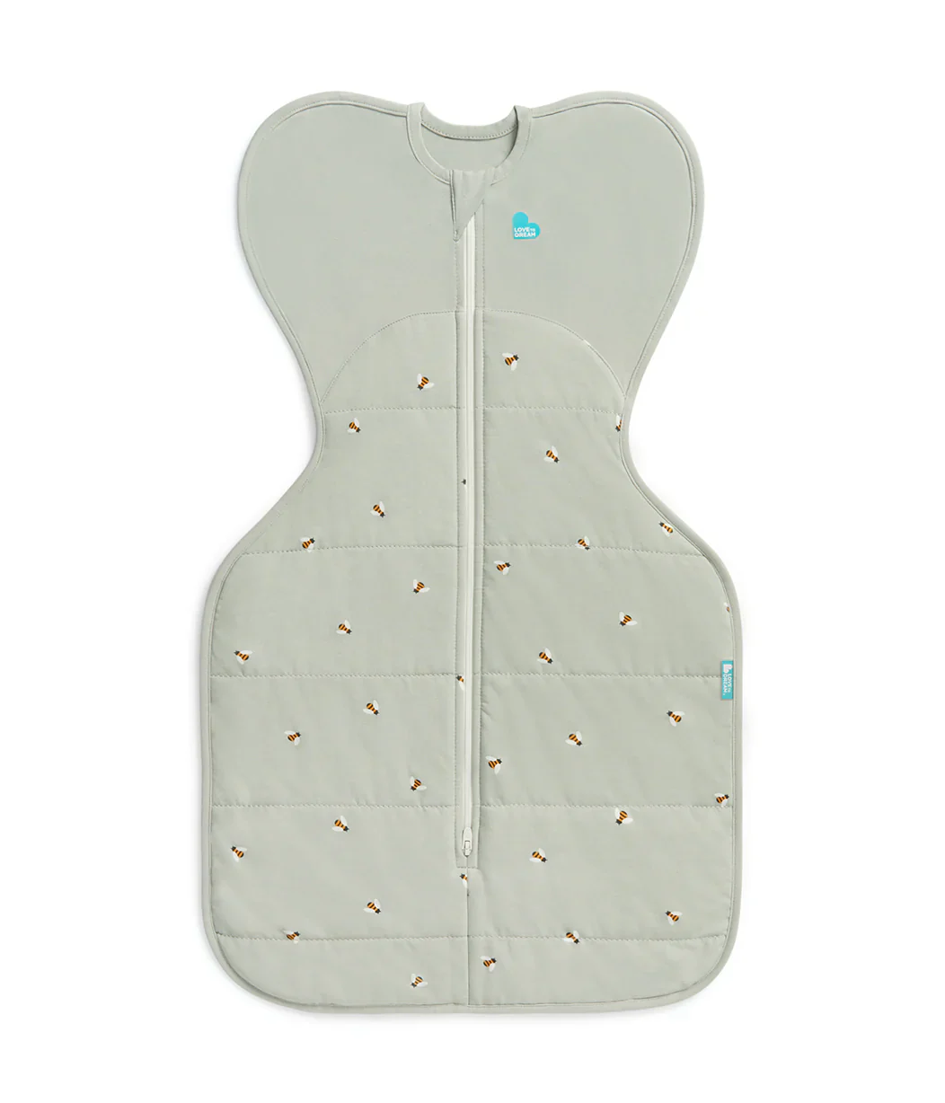 Swaddle Up Starter Bundle 1.5 | 2.5 TOG | Oat Twigs | Storm Blue Pebbles | Olive Bees - Image 7