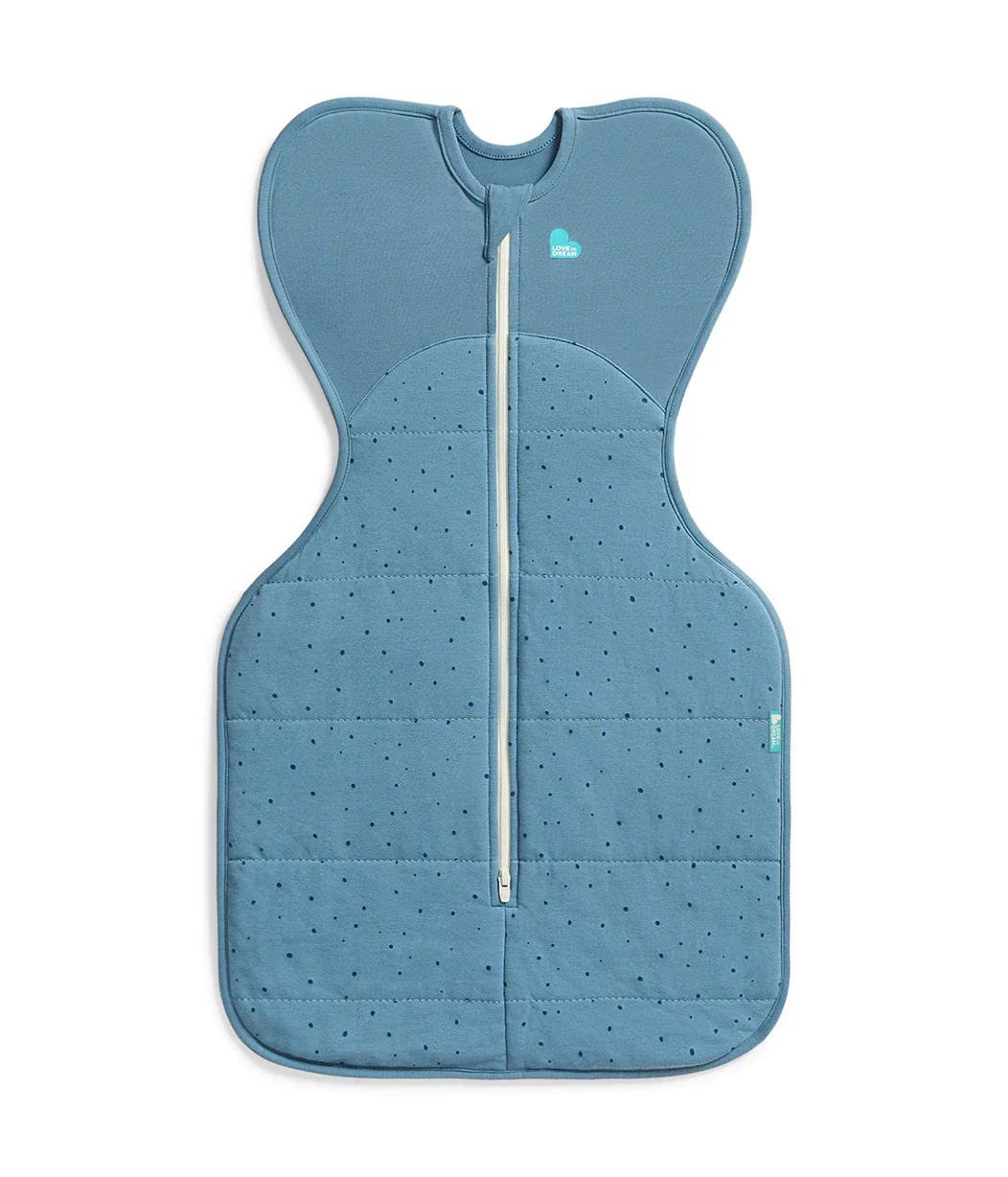 Swaddle Up Starter Bundle 1.5 | 2.5 TOG | Oat Twigs | Storm Blue Pebbles | Olive Bees - Image 5